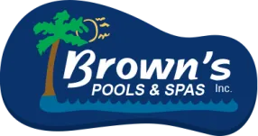 Brown's Pools and Spas logo