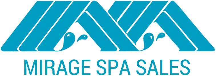 Mirage Spas Sales and tanning logo