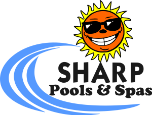 Sharp Pools and Spas logo