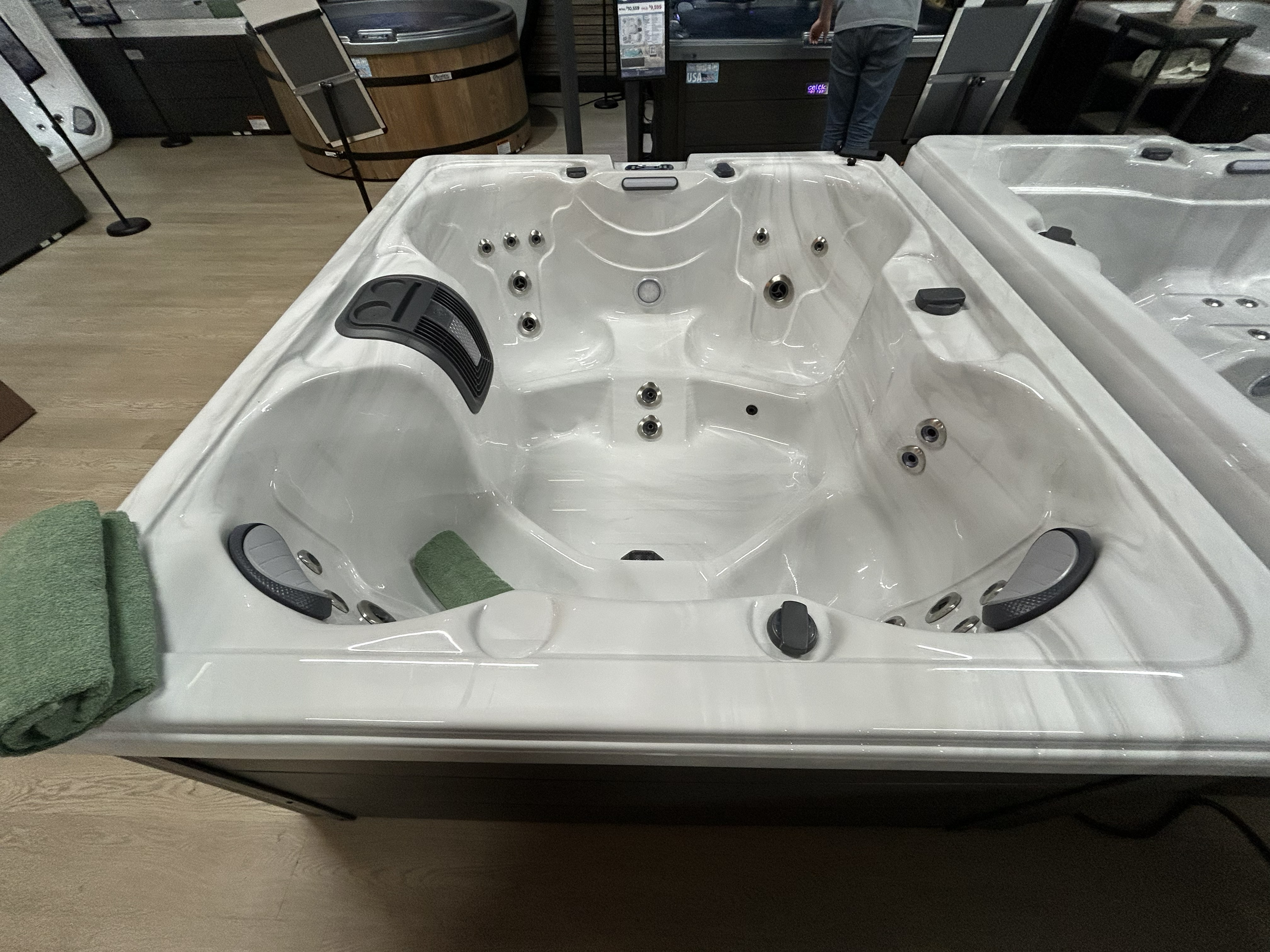 Celtic Solstice 122S on the showroom floor - back view