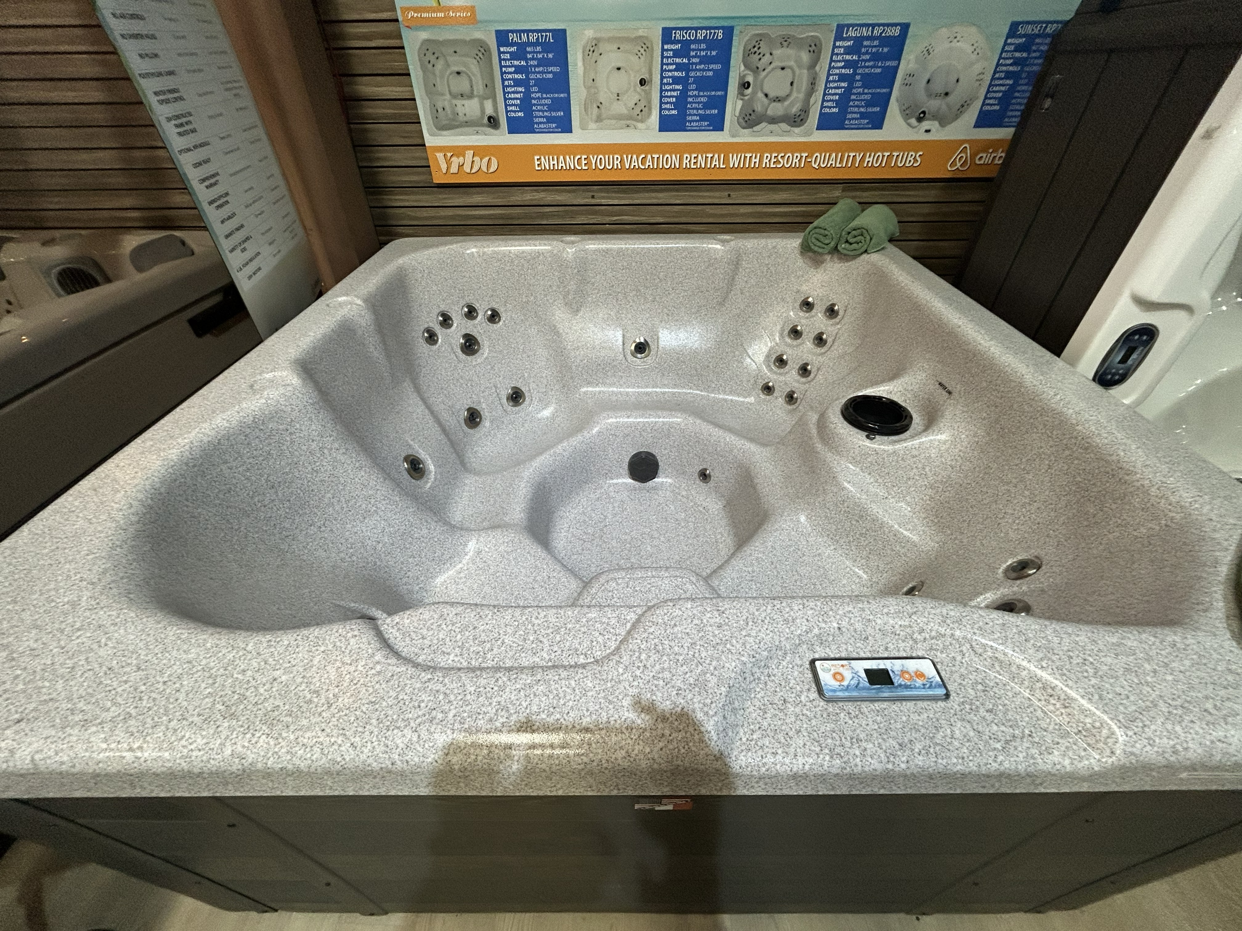 Resort Frisco on the showroom floor - front veiw