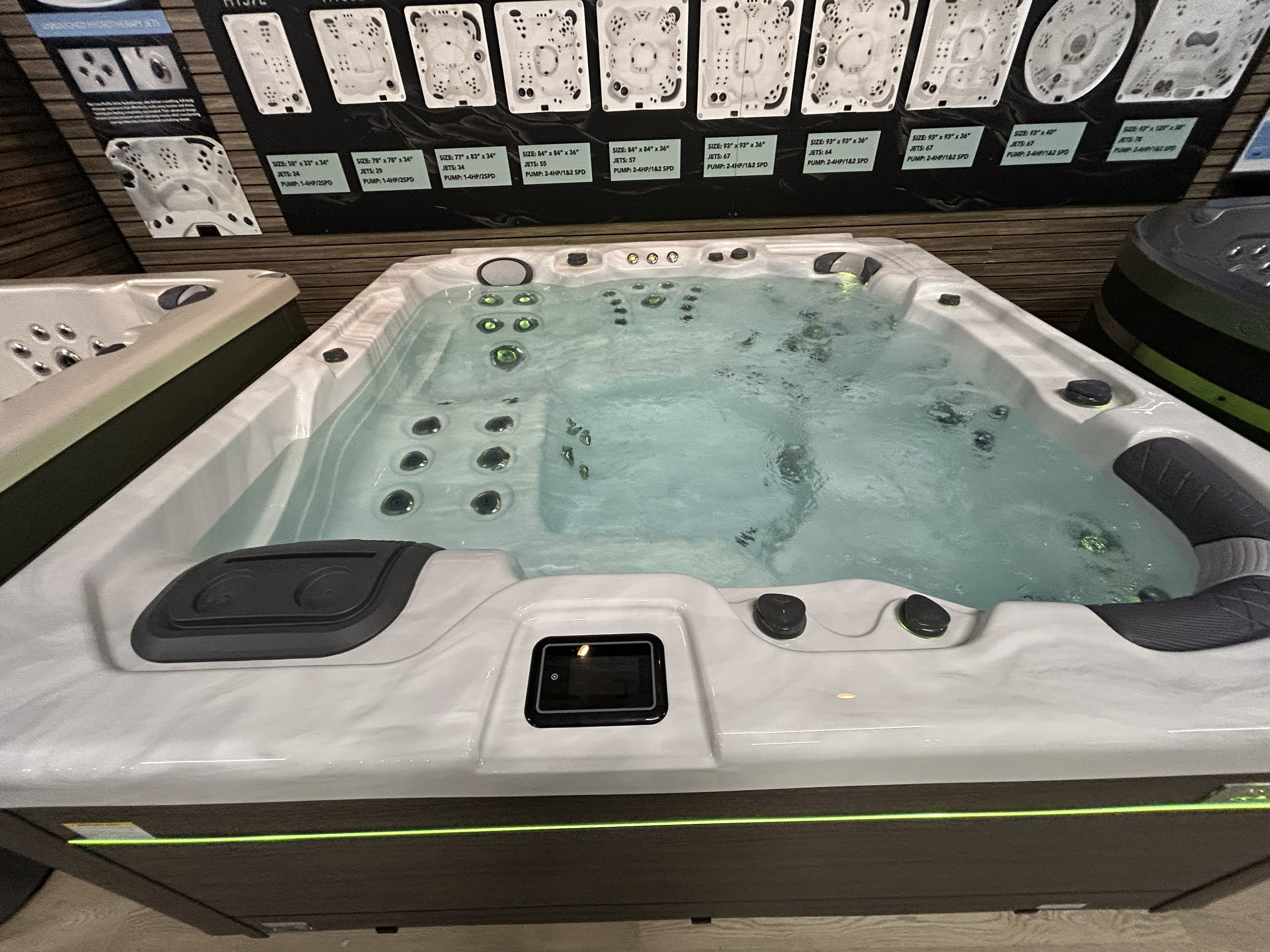 Harmonic H288L on the showroom floor - demo model front view