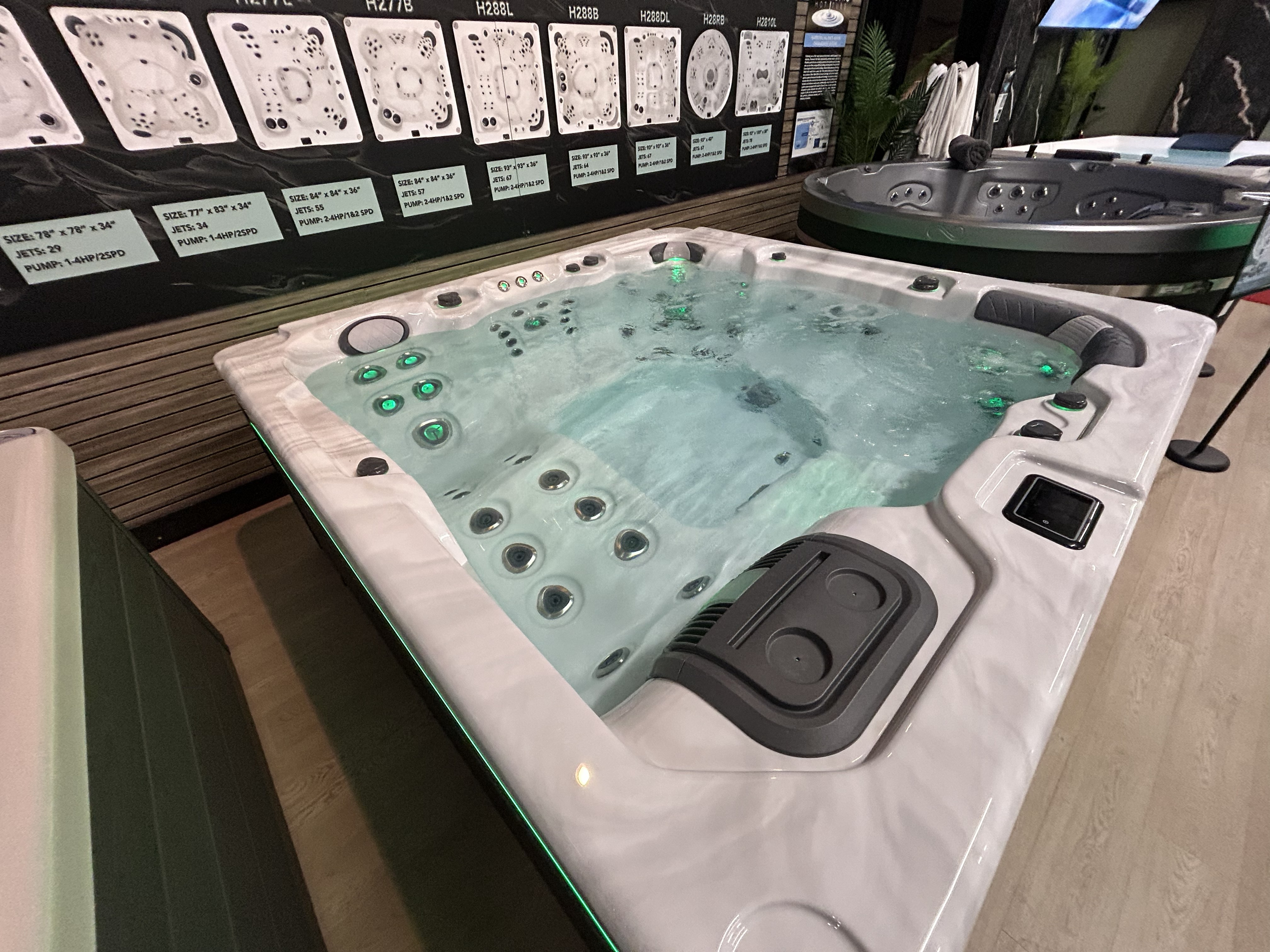 Harmonic H288L on the showroom floor - demo model left side view