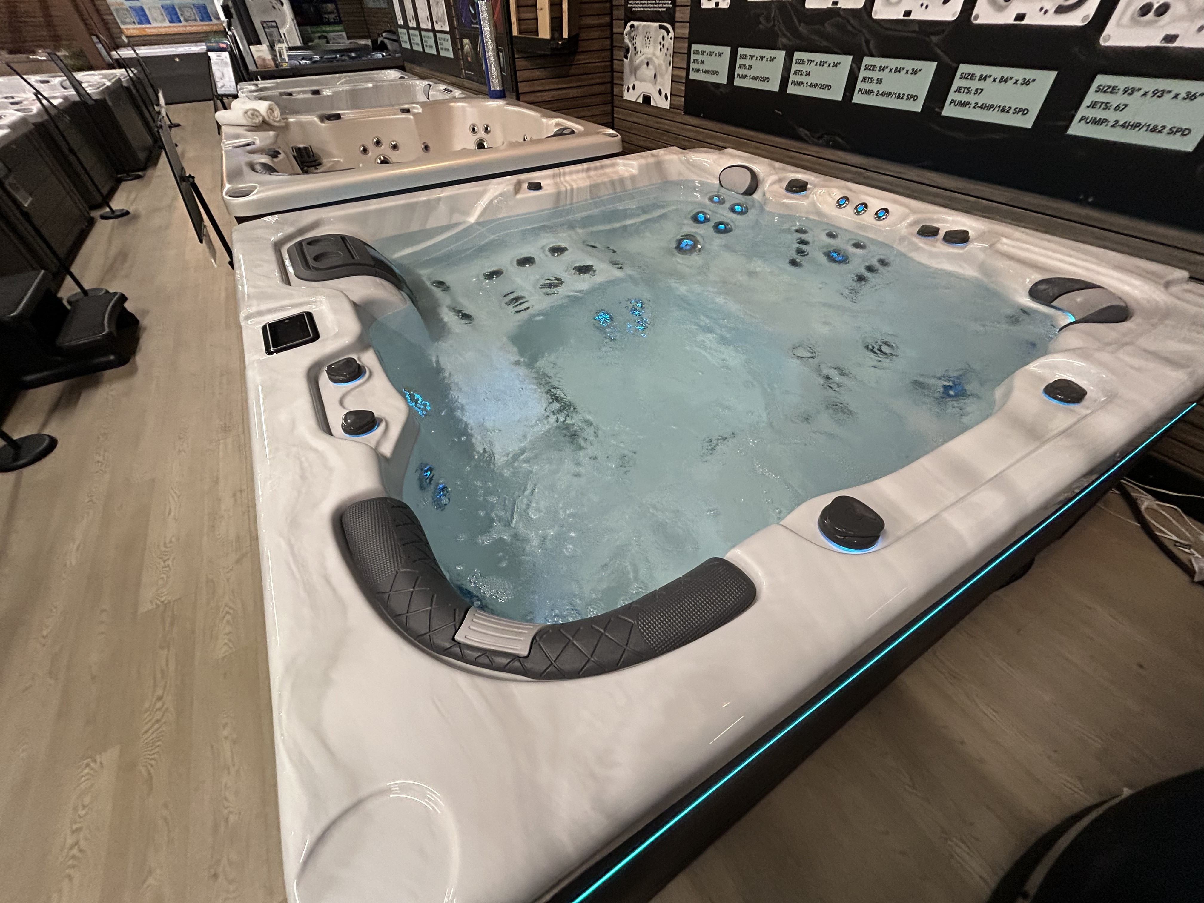 Harmonic H288L on the showroom floor - demo model right side view