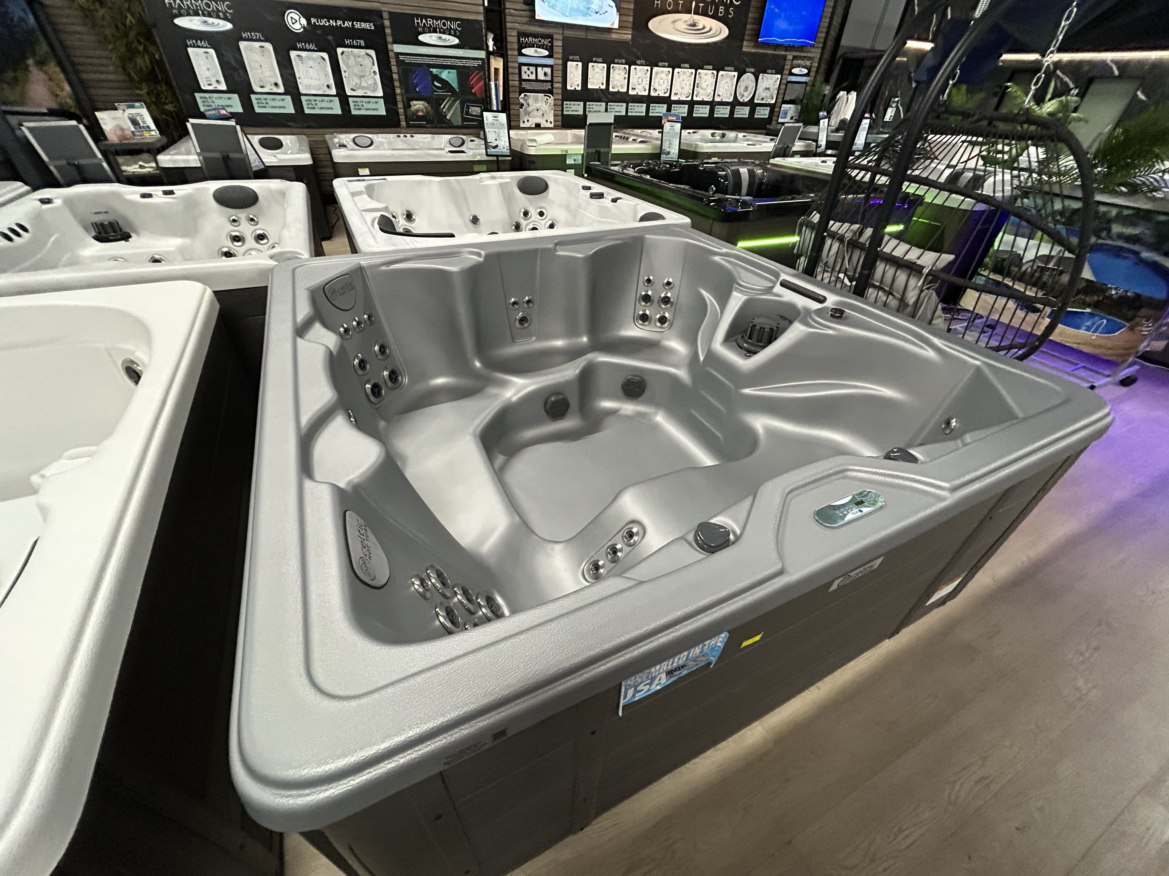 Celtic Clover 240 on the showroom floor - left side view