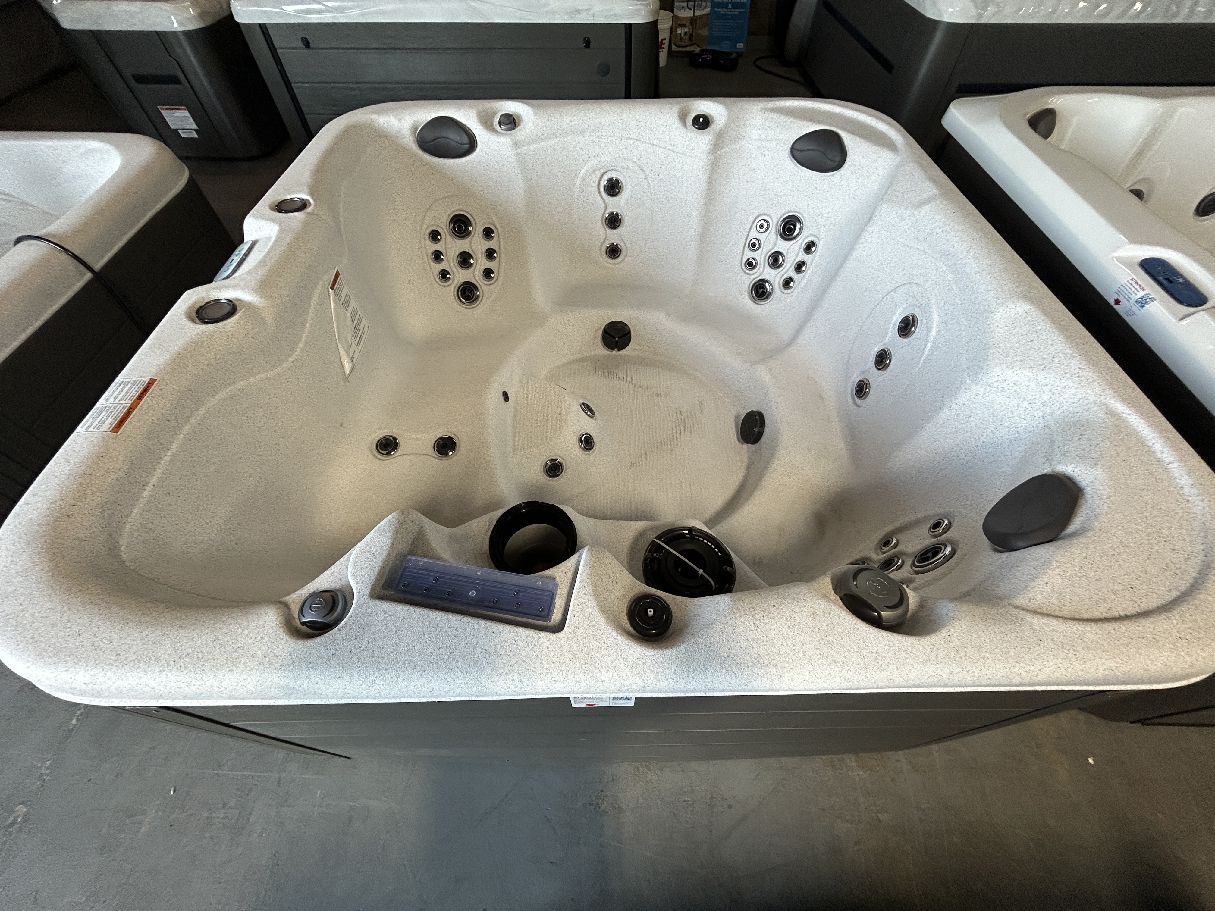 Master Spas Bar Harbor LE on the showroom floor - right view
